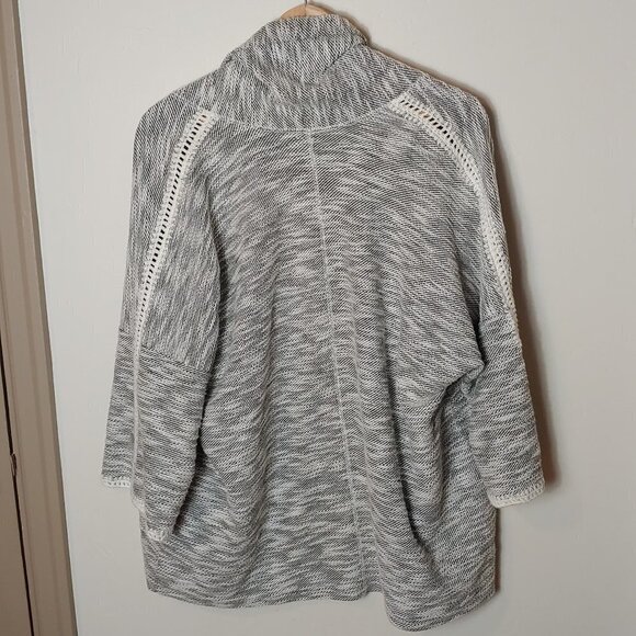 Anthropologie SOFT Soft Joie Lagenlook Knit Shawl Oversize Sweater Cardigan Boho - Picture 3 of 7